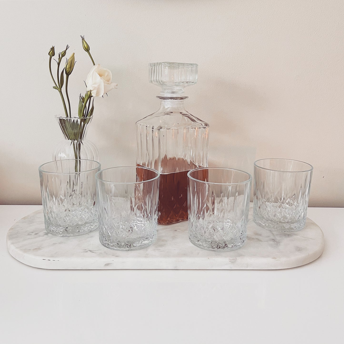 The Glass Whiskey Set (5-Pieces)
