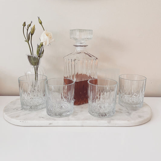 The Glass Whiskey Set (5-Pieces)