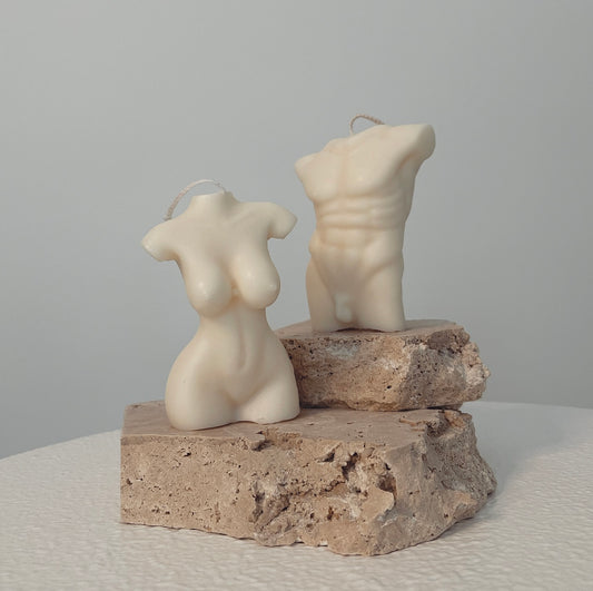 Adam and Eve Duo Candle Set